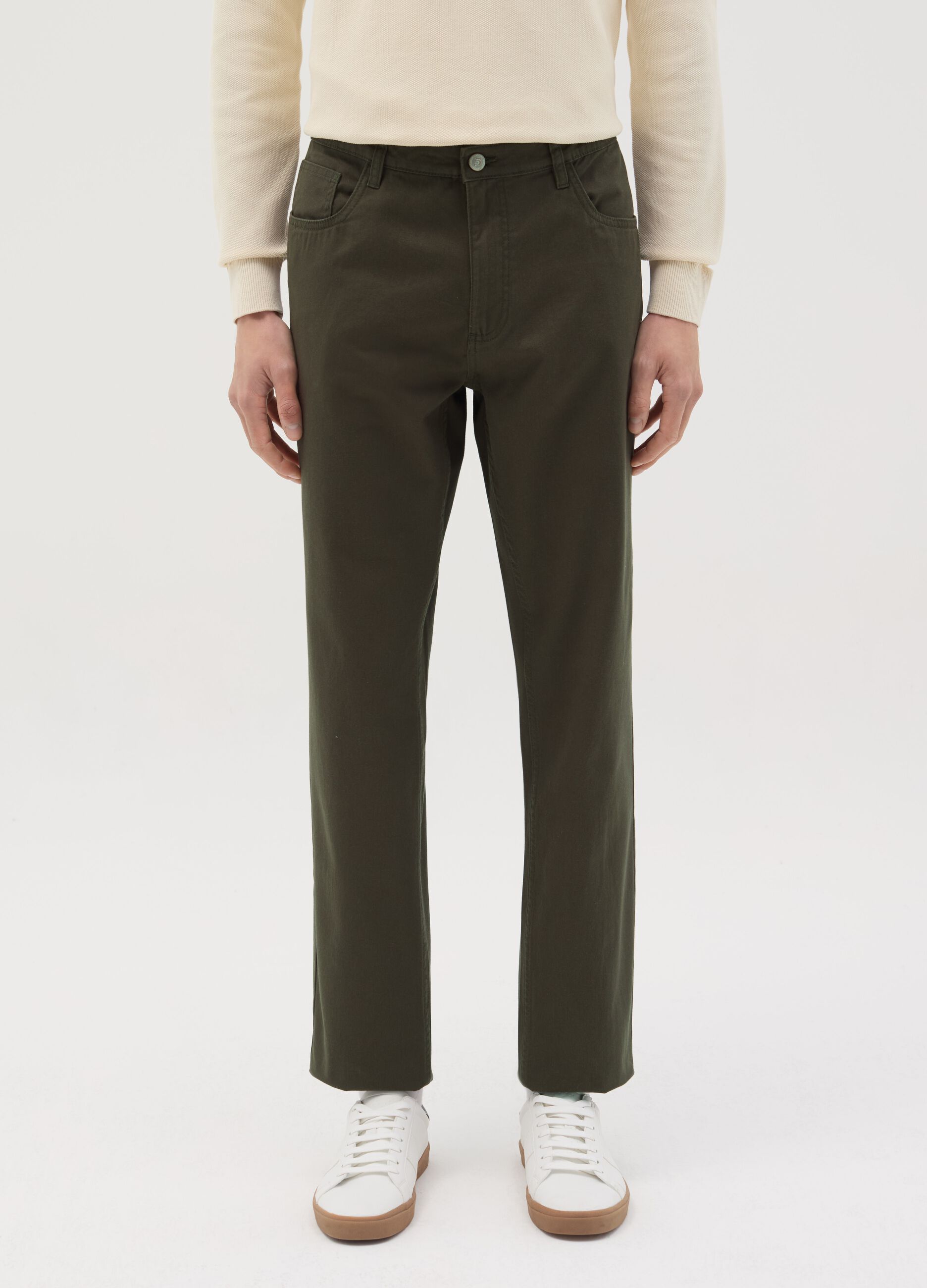 Regular-fit trousers with five pockets