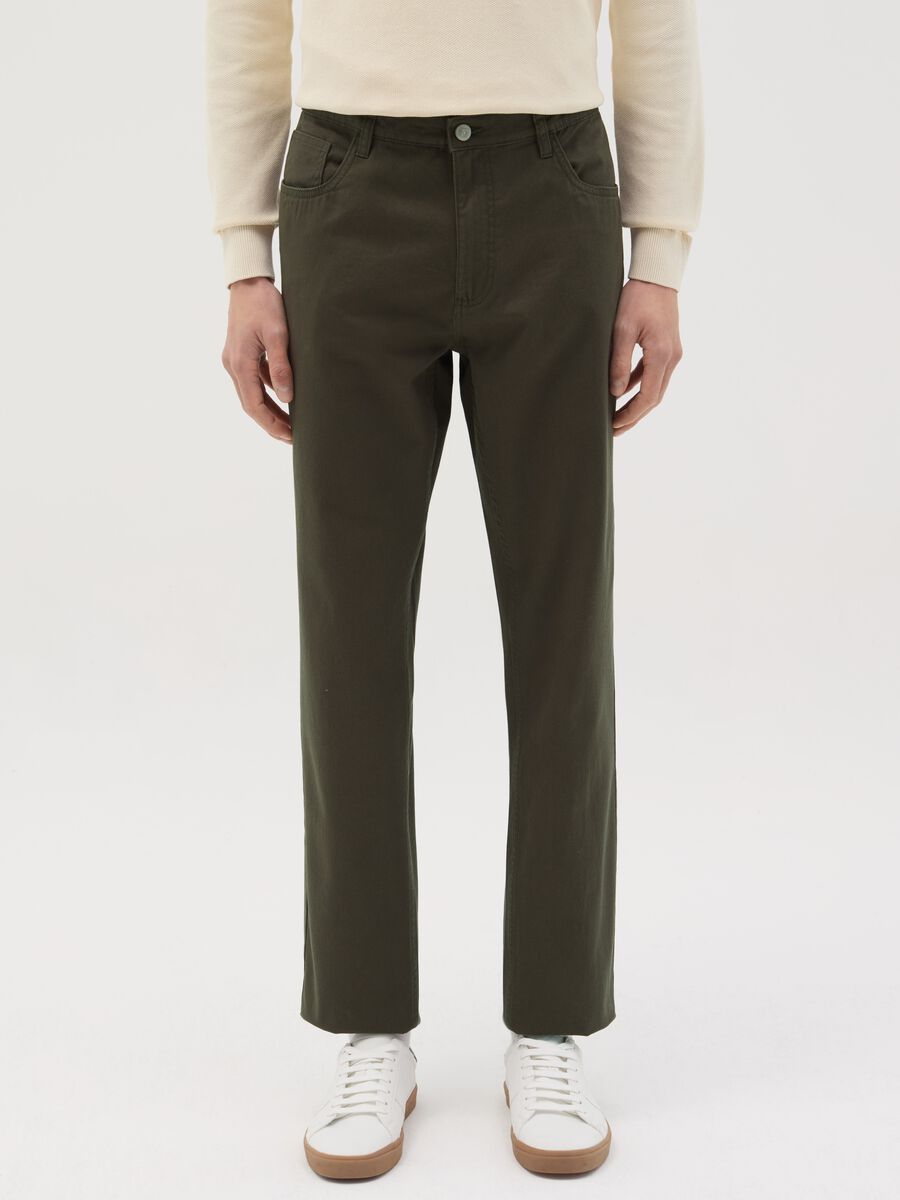 Regular-fit trousers with five pockets_1