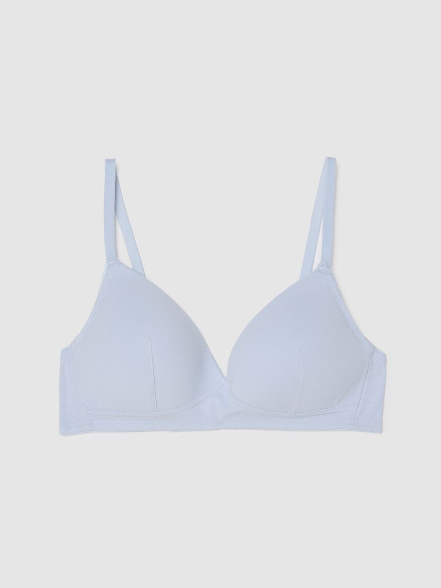 White Stretch Cotton Bra_4