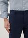 Blue linen and cotton blend chino trousers, regular fit_3