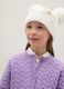 Girls' purple regular fit knitted pattern cardigan_2