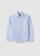 Boys' regular fit multicoloured stripe pure cotton shirt_0