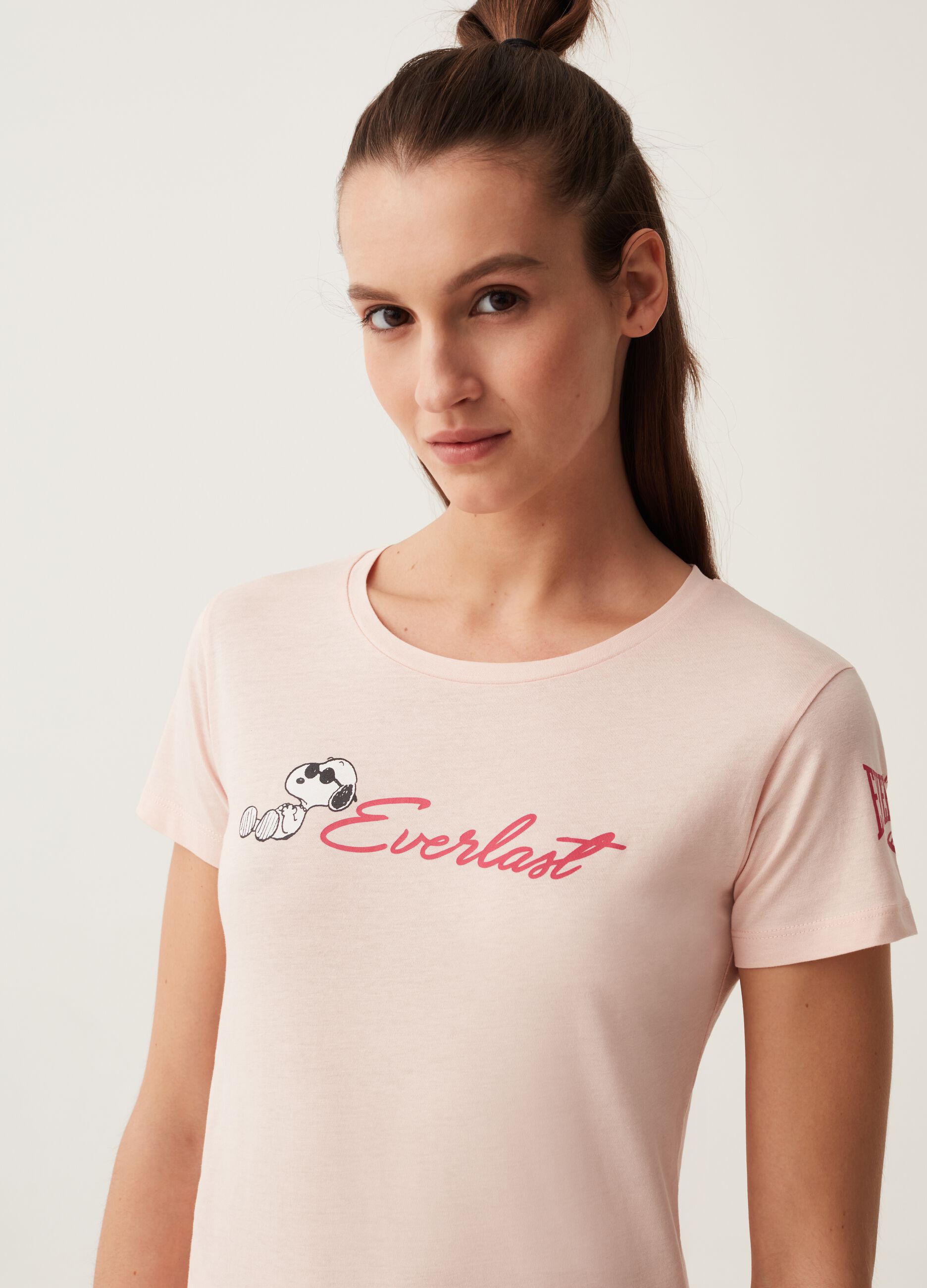 T-shirt with Everlast Peanuts Snoopy print