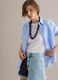 Light Blue Pure Linen Shirt, Regular Fit_0
