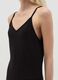 Black midi dress with spaghetti straps_2