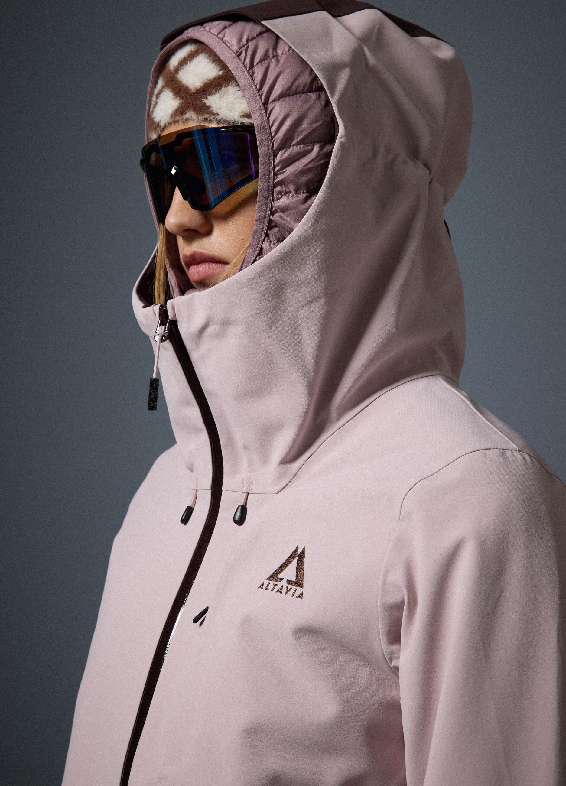 Water-Repellent Ski Shell with Mini Skirt ALTAVIA WITH DEBORAH COMPAGNONI