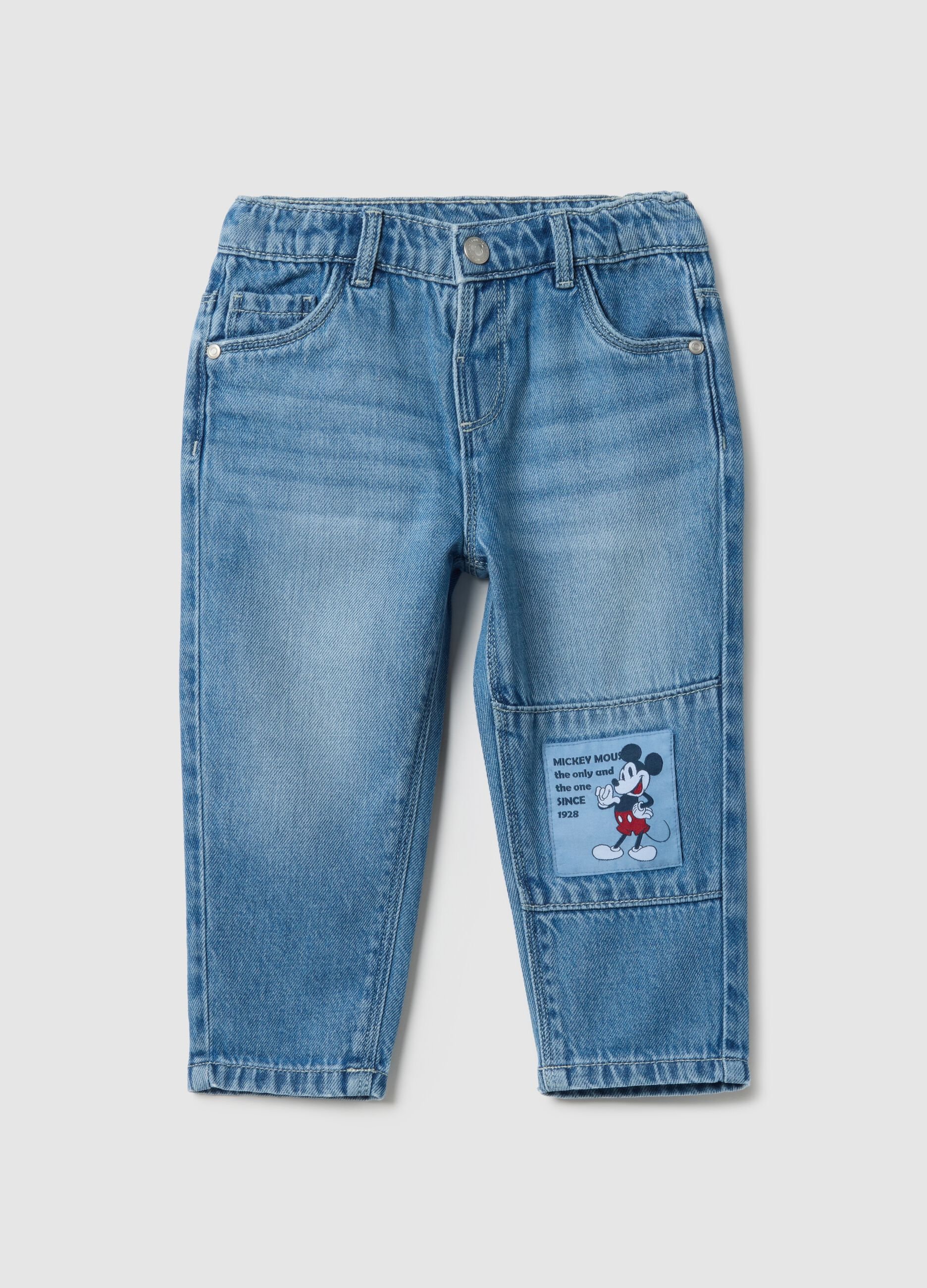Boys' Pure Cotton Denim Regular Fit Trousers
