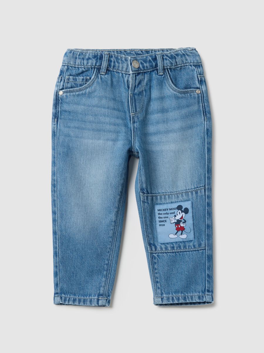 Boys' Pure Cotton Denim Regular Fit Trousers_0
