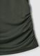Green stretch tank top with side ruching_2