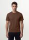 Brown regular-fit organic cotton jersey T-shirt_0