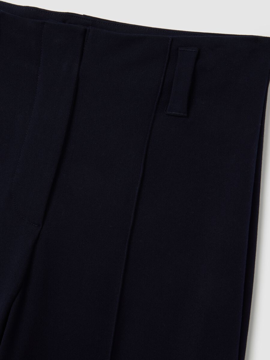 Wide Leg Blue Trousers_5