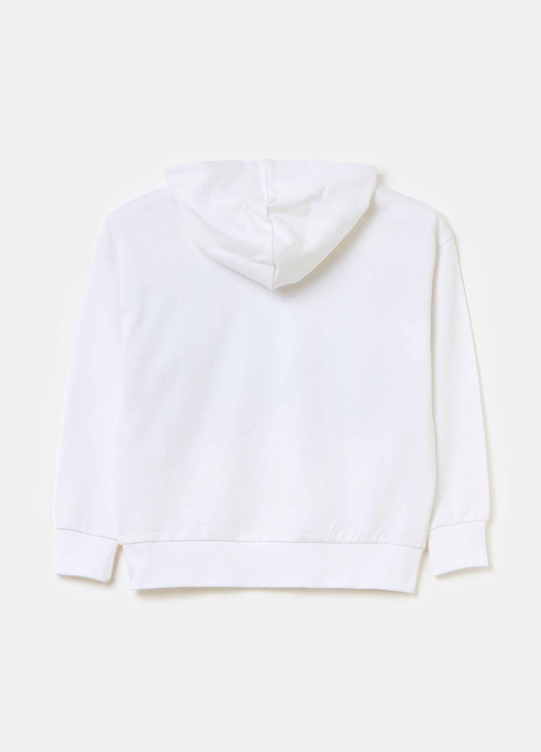 Sweatshirt with hood and Stitch print