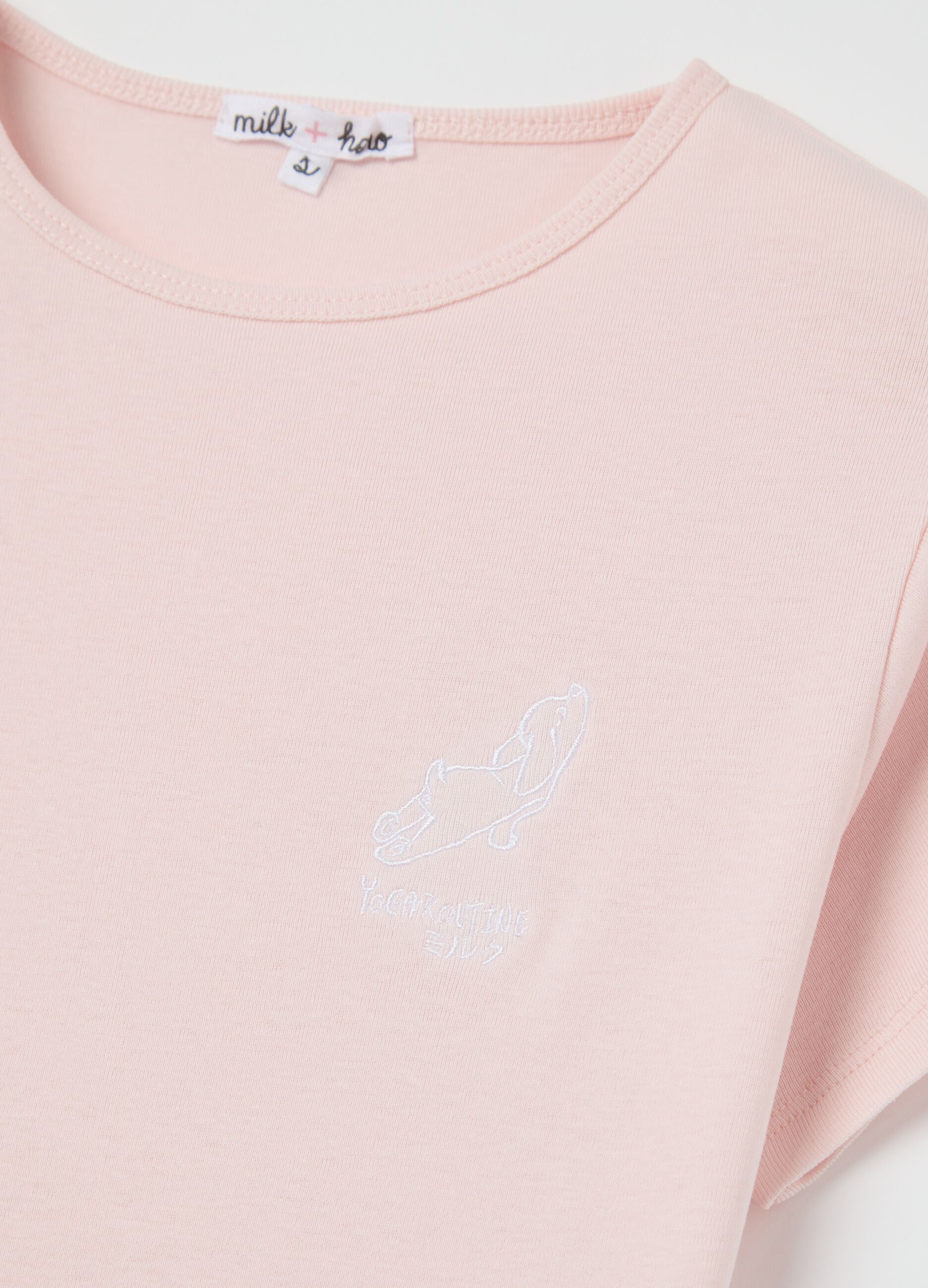 Slim-fit T-shirt in cotton