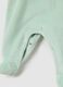 Green Cotton Blend Baby Romper_3
