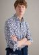 Multicolour pure cotton shirt with regular fit and floral pattern_2