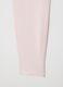 Leggings da bambina in cotone rosa elasticizzato_3