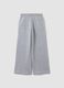 Girls&rsquo; grey cotton-blend regular-fit joggers_1