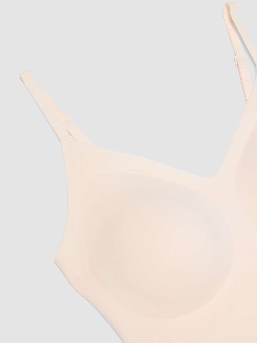 Pink stretch V-neck camisole_6