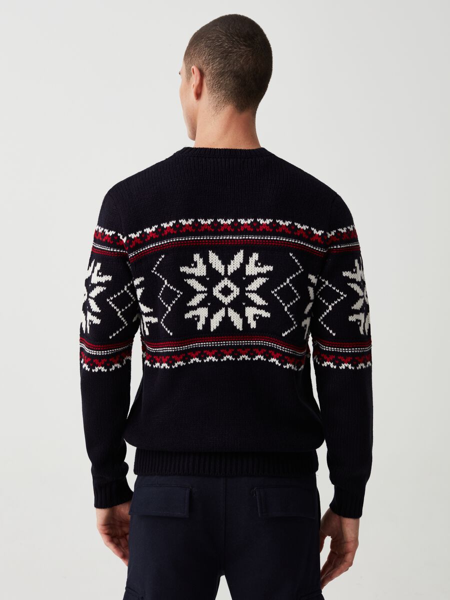 Pullover con disegno norvegese jacquard_2