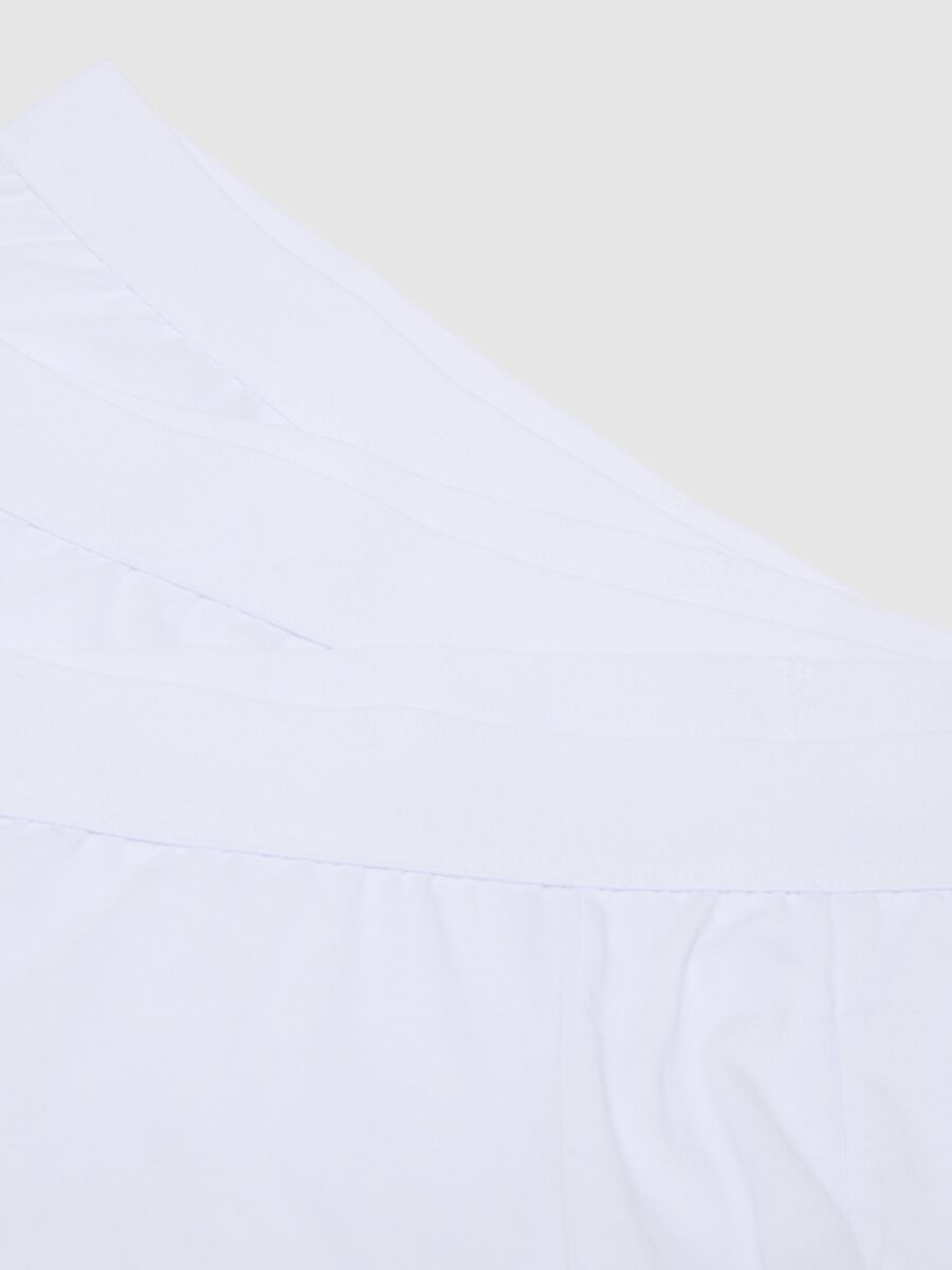 Tripack di boxer in puro cotone bianchi regular fit_1
