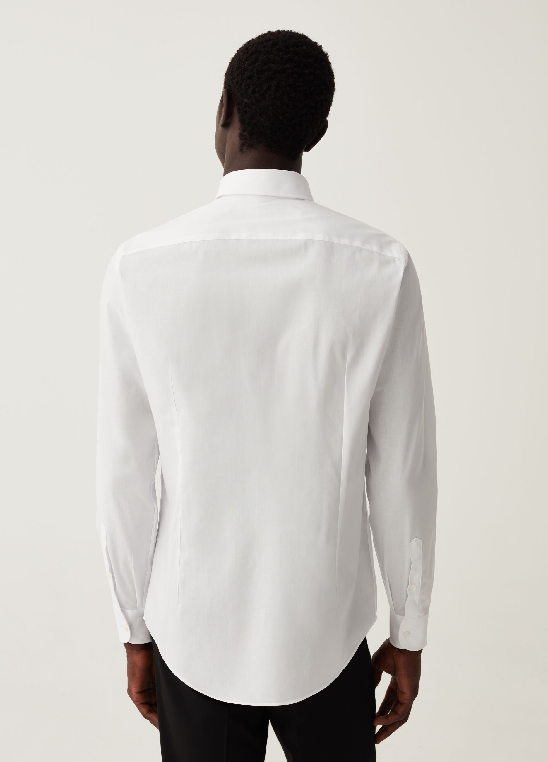 Camicia slim fit in cotone button-down_2