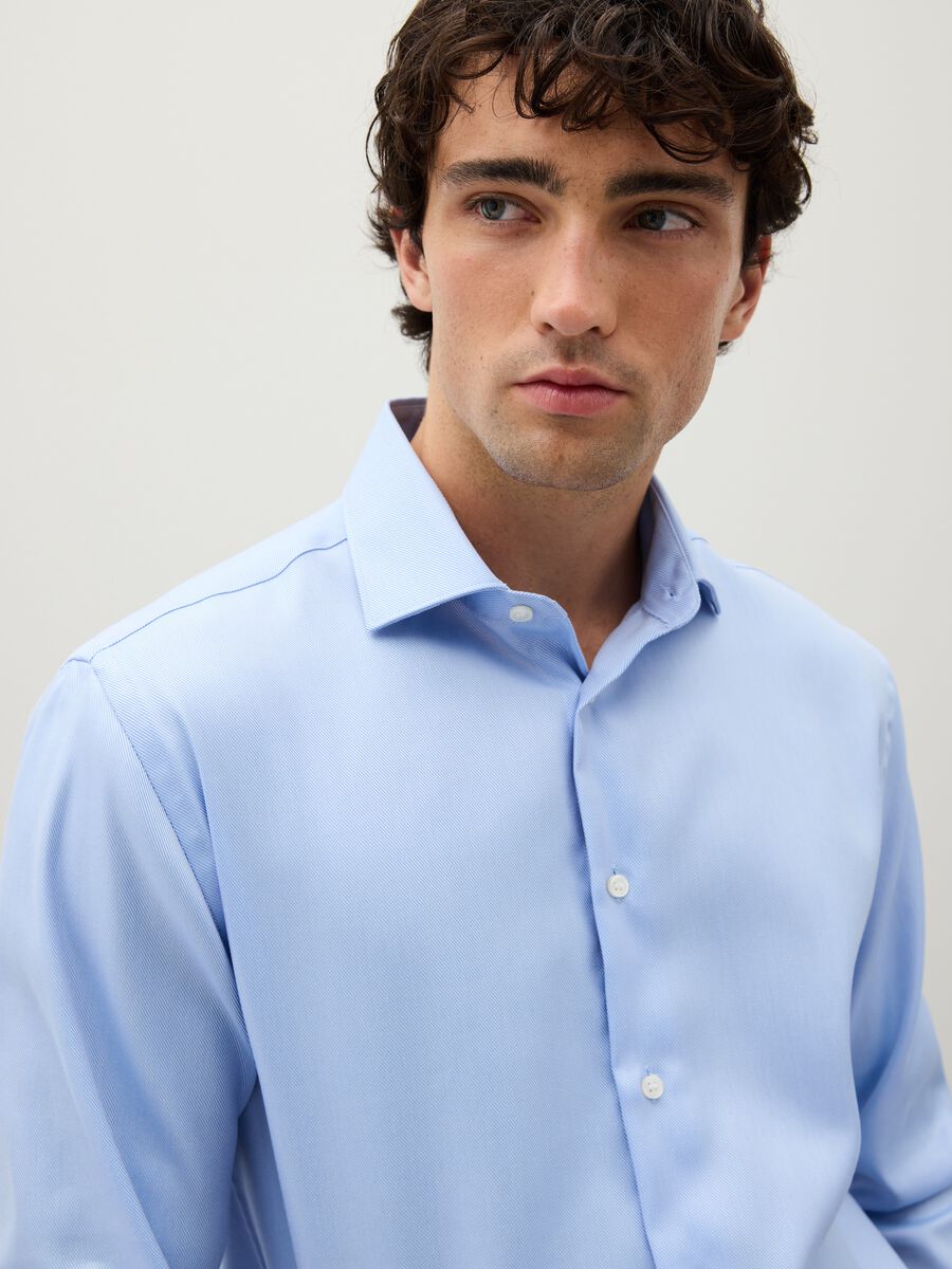 Light Blue Pure Cotton Shirt_3
