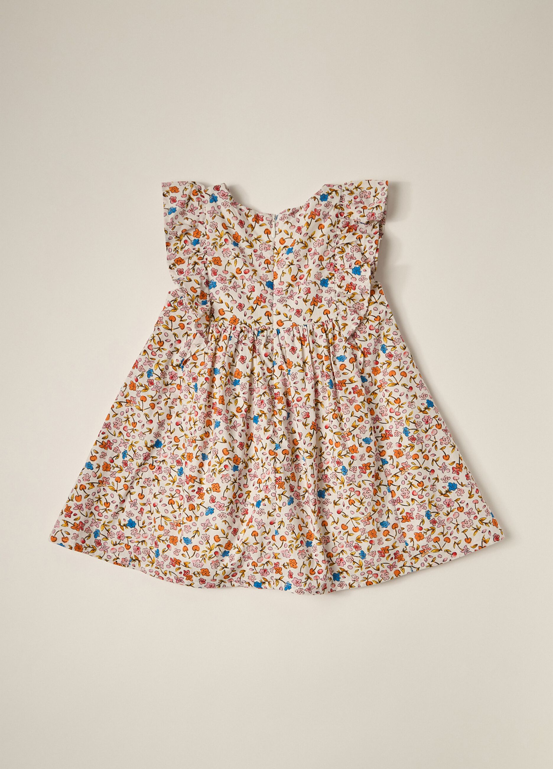 Vestito in puro cotone IANA neonata