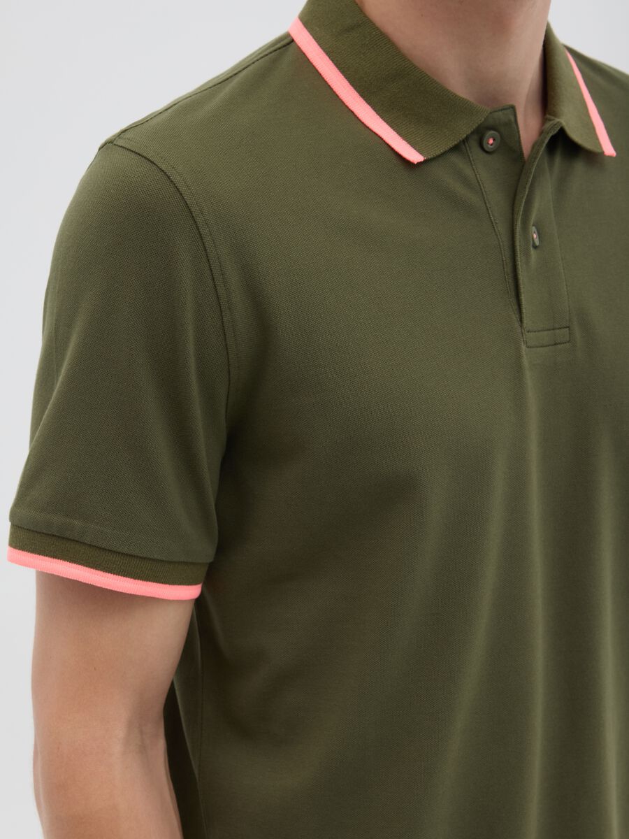Polo da uomo in cotone elasticizzato multicolor regular fit_2