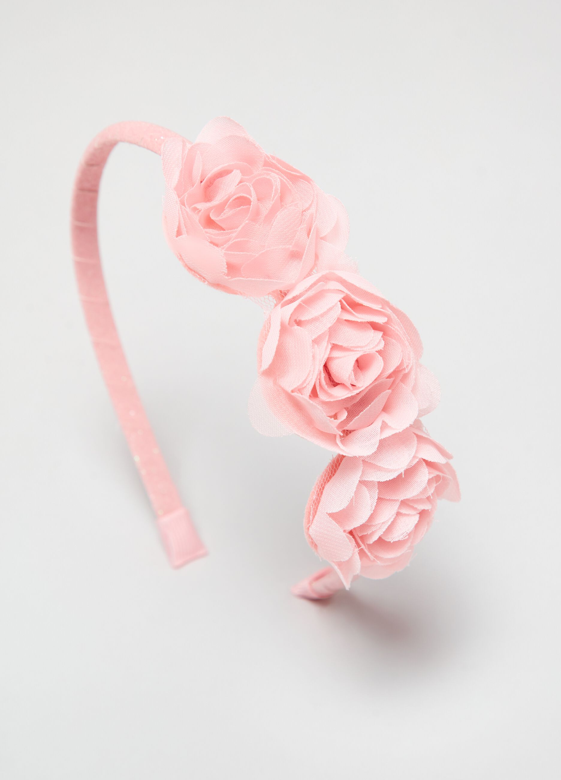Cerchietto con fiori applicati_2