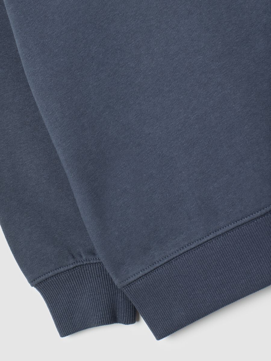 Blue Regular Fit Pure Cotton Children's Sweatshirt_3