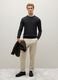 Grey merino wool jumper regular fit_0