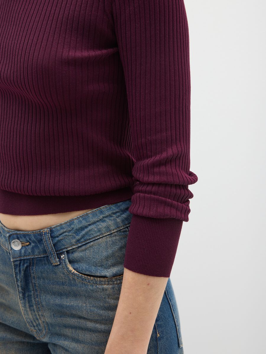 Dolcevita bordeaux in misto viscosa_3