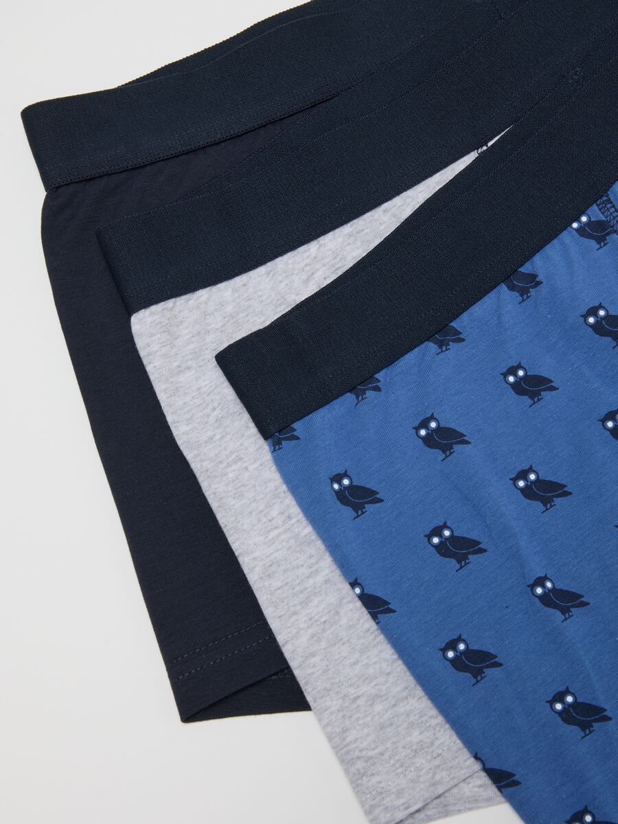 Tripack multicolour regular fit stretch cotton boxers_5