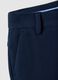 Blue stretch cotton chino trousers for kids regular fit_2
