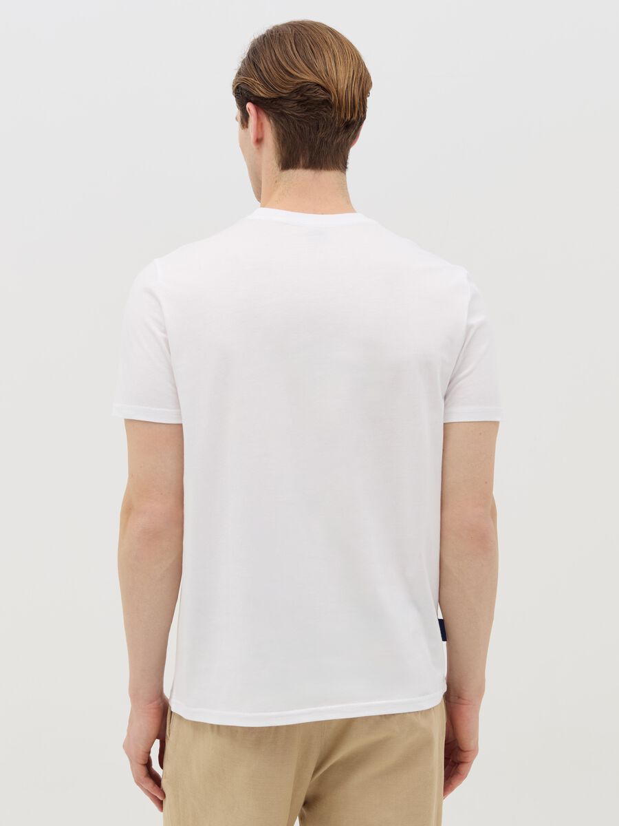 Cotton T-shirt with "Sicilia Italy" print_3
