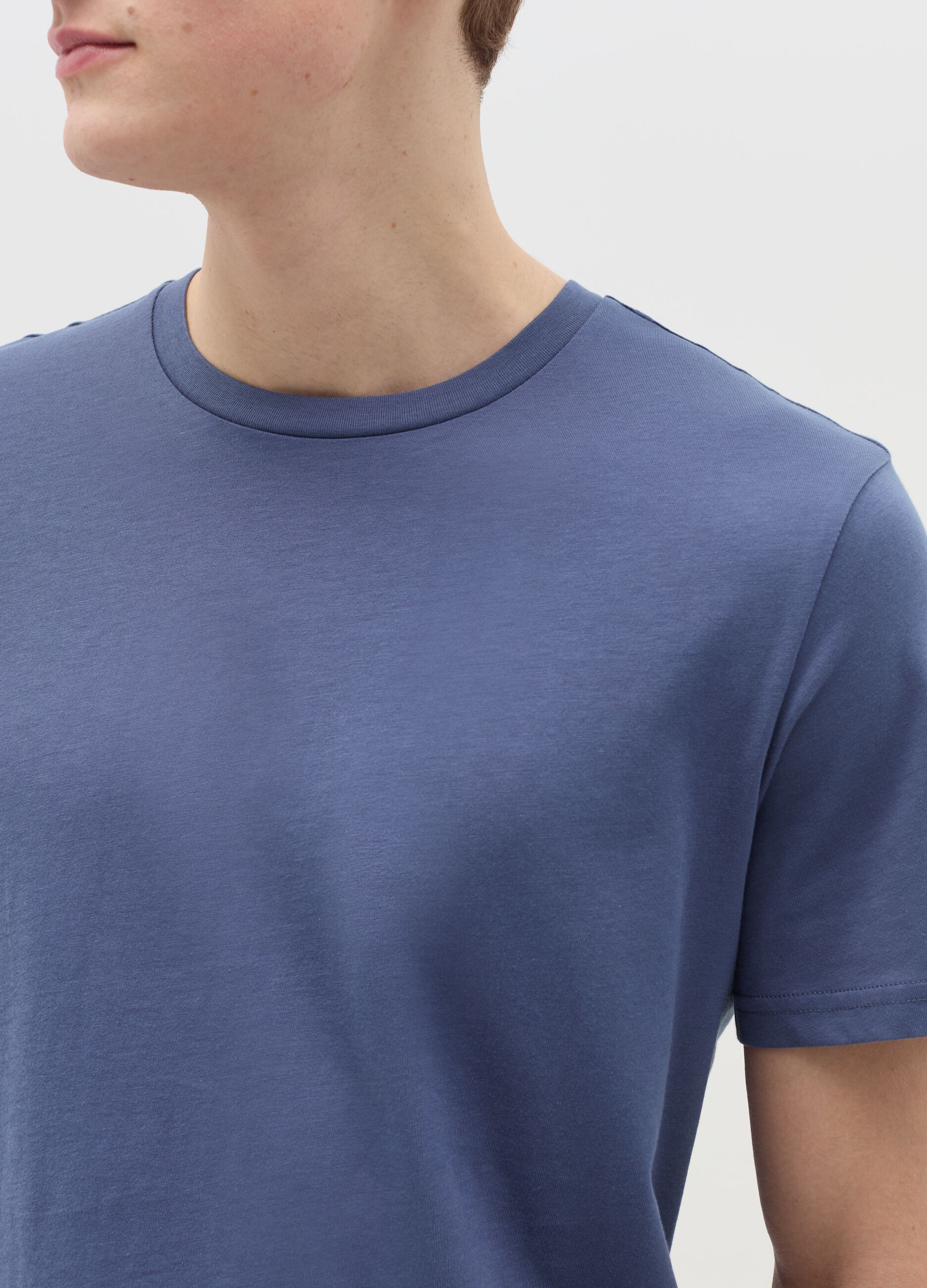 Regular-fit T-shirt in cotton