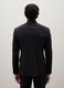 Black stretch fabric slim fit blazer_3