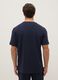 Blue viscose blend pajama T-shirt with regular fit_2