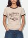 Pink cotton T-shirt with front graphic print and contrast trims_3