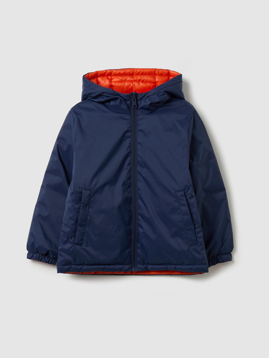 Ultralight reversible down jacket with hood_0