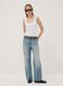 Light blue pure cotton straight-fit jeans_1