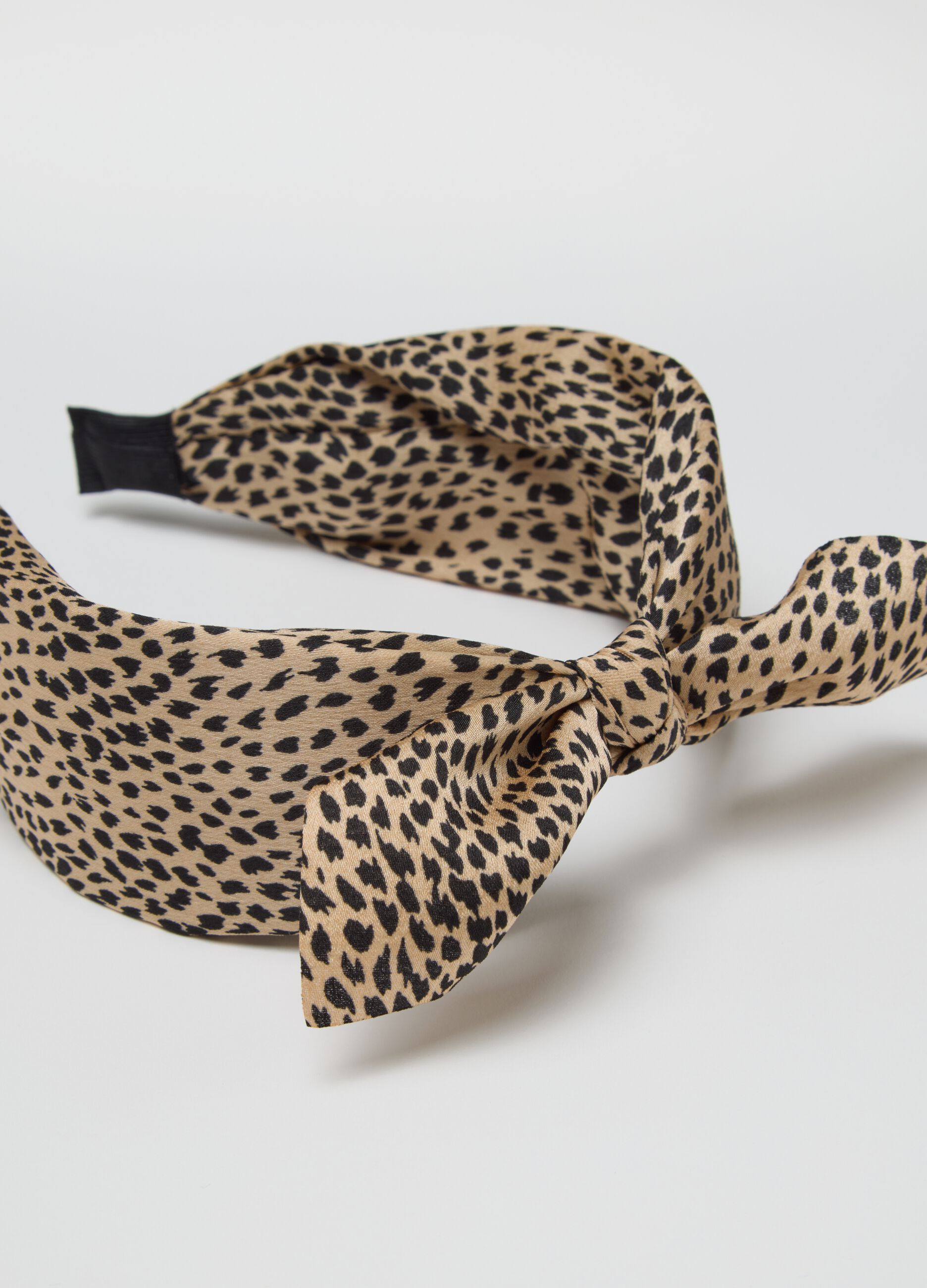 Women's Multi-Color Headband with Leopard Print