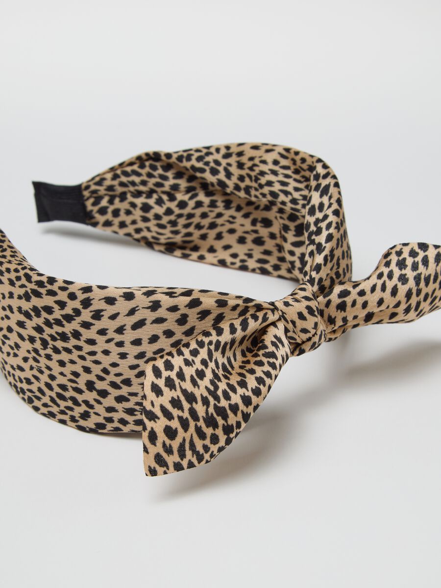 Women's Multi-Color Headband with Leopard Print_1