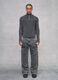 Half-Zip Ribbed Knit Vintage Grey_5