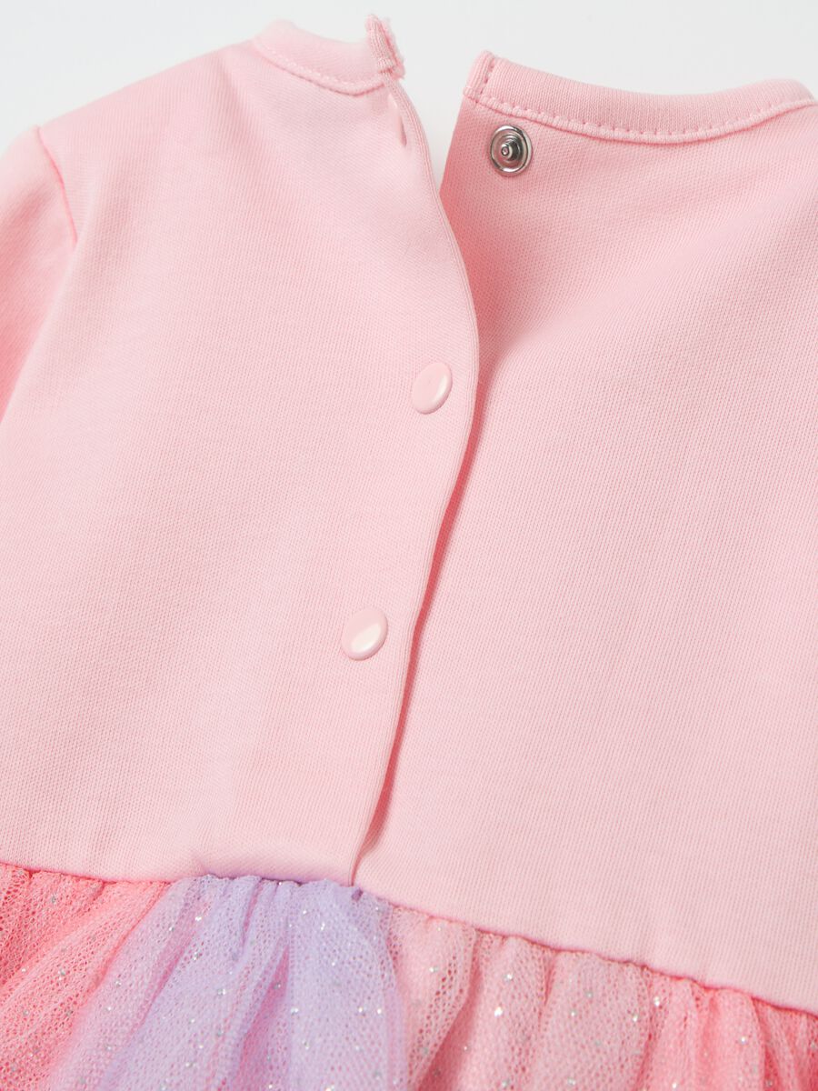 "Colorful Life" dress with tulle skirt_2