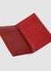 Red genuine leather wallet_2