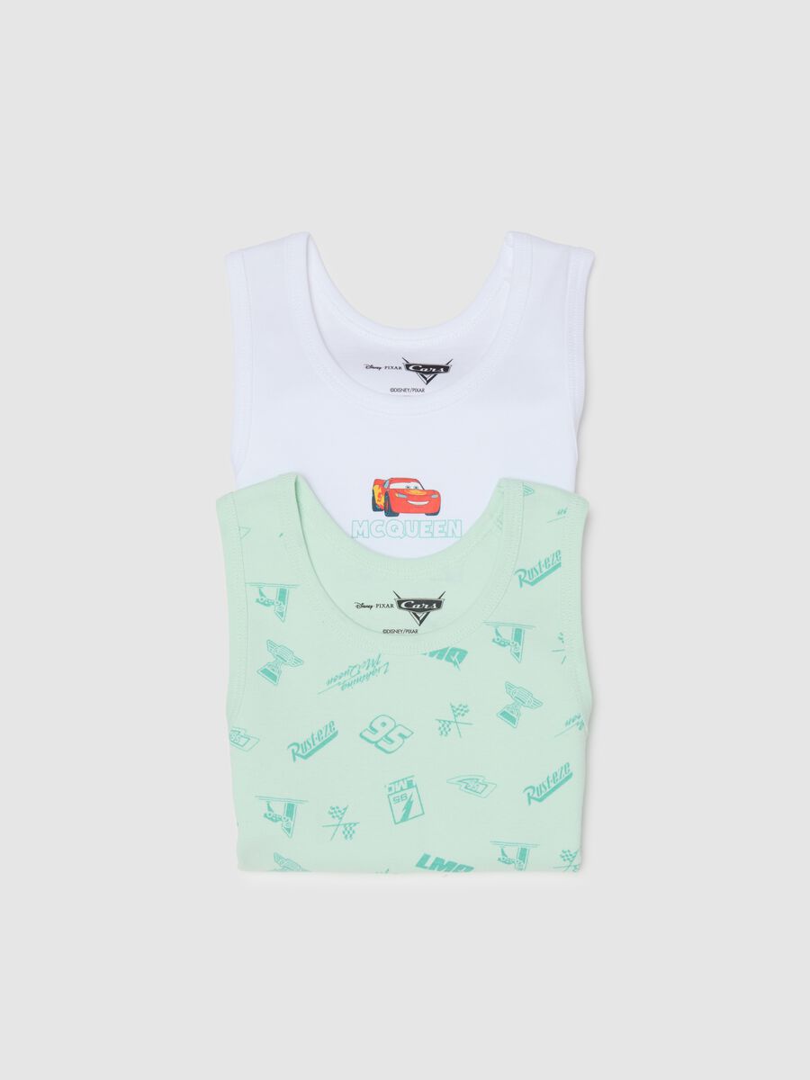 Bipack canottiere in puro cotone multicolor da bambino regular fit_3