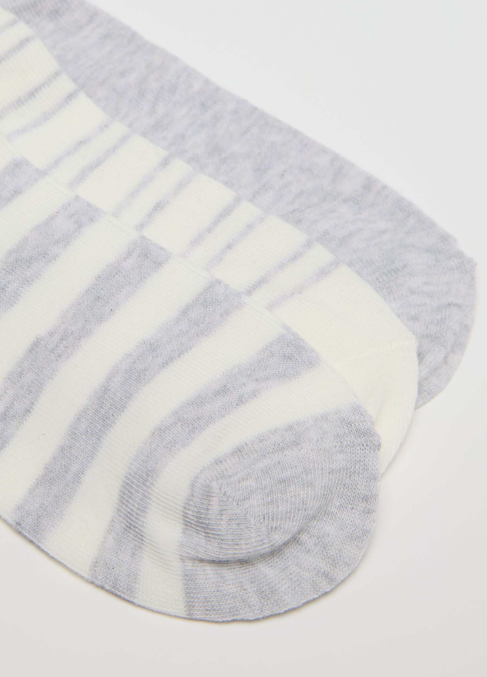 Multicolour Striped Stretch Cotton Socks