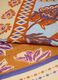 Multicolour pure cotton floral-print scarf_1