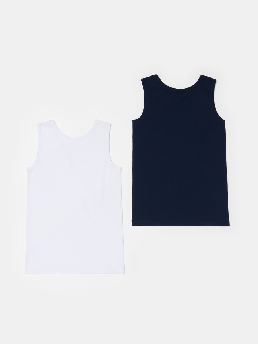 Two-pack racerback vests with round neck_1